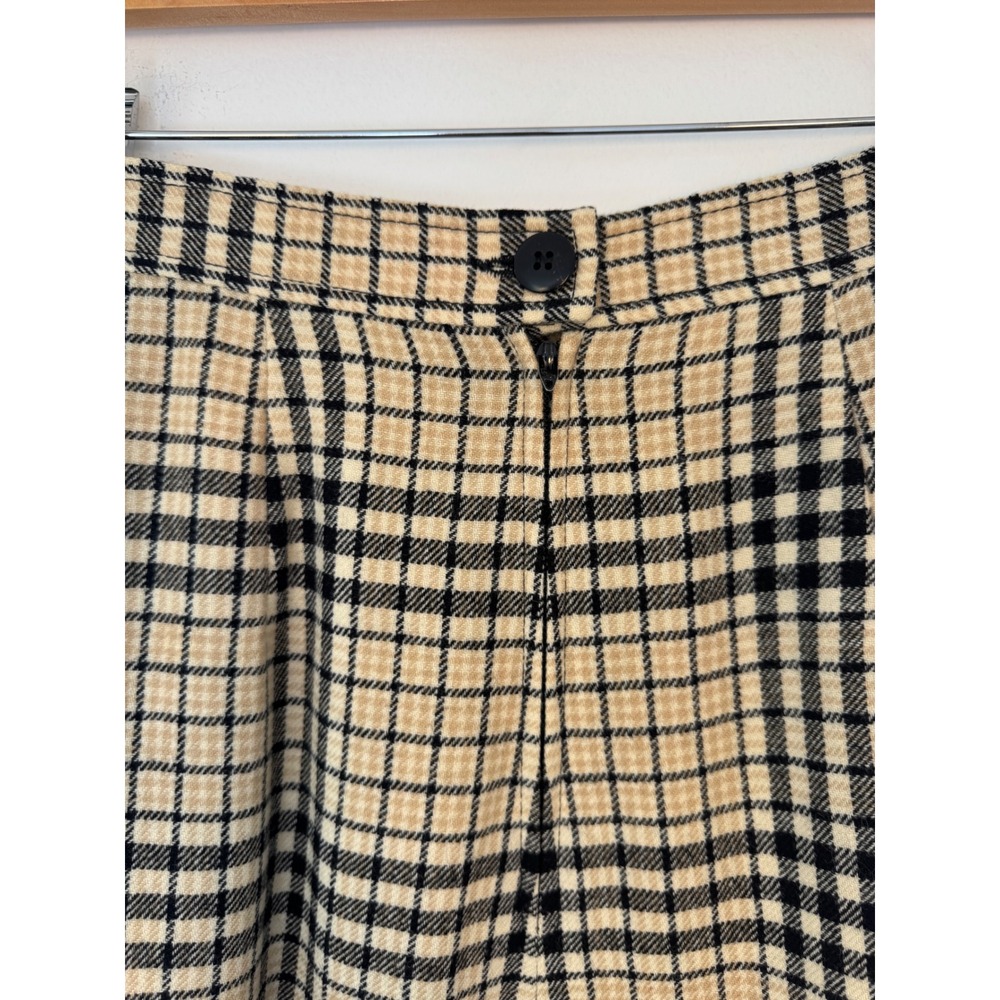 Dark Academia Young Pendleton‎ Juniors 9/10 Maxi Skirt Plaid Wool Vintage - Picture 5 of 9